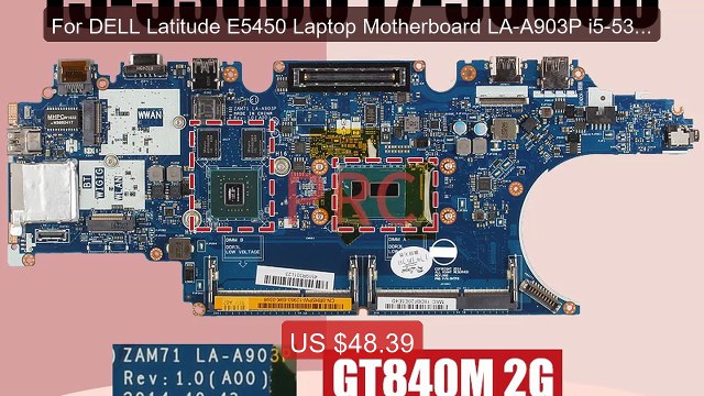 For DELL Latitude E5450 Laptop Motherboard LA-A903P i5-5300U i7-56... Best Deal 2026 | Shop Now!