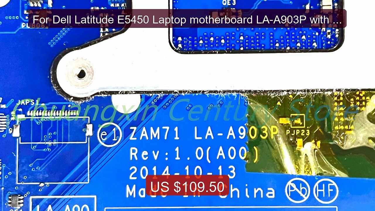 For Dell Latitude E5450 Laptop motherboard LA-A903P with CPU ... -- Amazing Value 2026 | Must Have!