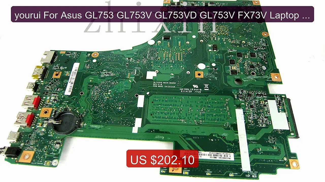 yourui For Asus GL753 GL753V GL753VD GL753V FX73V Laptop Mothe... -- Hot Deal 2026 | Limited Offer!