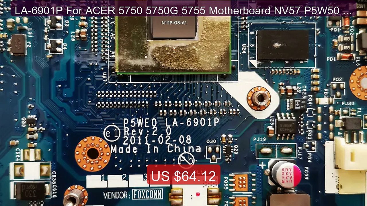 LA-6901P For ACER 5750 5750G 5755 Motherboard NV57 P5W50 Note... -- Amazing Value 2026 | Must Have!