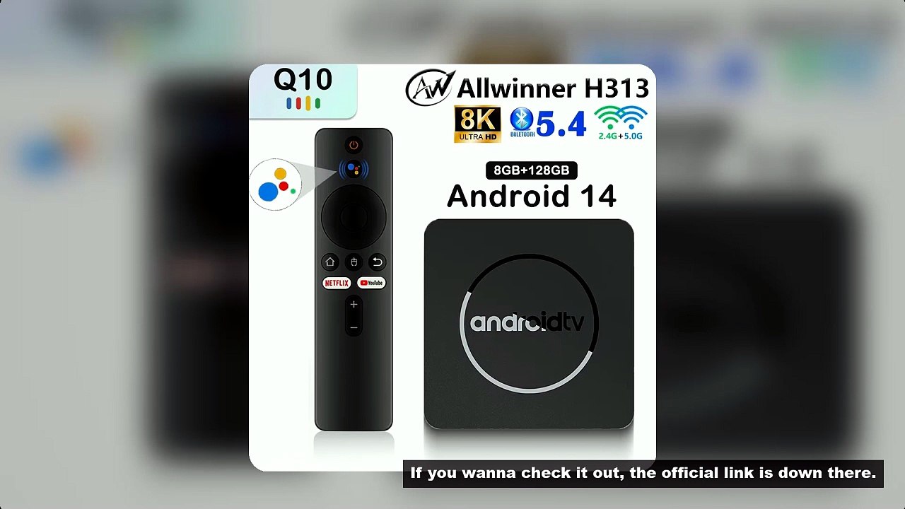 Android14 TV Box Q10 Allwinner H313 Supports 2.4G&5G Dual Wifi 8K 64G 128G Rom Set Top Box Media Pla