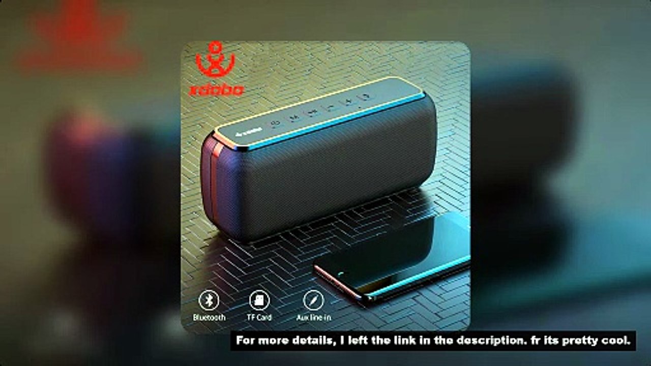 XDOBO Hot Sale X8 60W Portable Outdoor Speakers Bluetooth Wireless Bass Subwoofer Waterproof 6600mAh