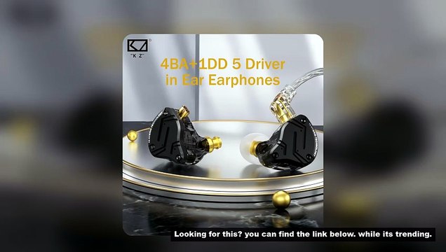 KZ ZS10 Pro X in Ear Earphone 4BA+1DD Hybrid Driver HiFi Earphones Sport Noise Cancelling Earbuds wi