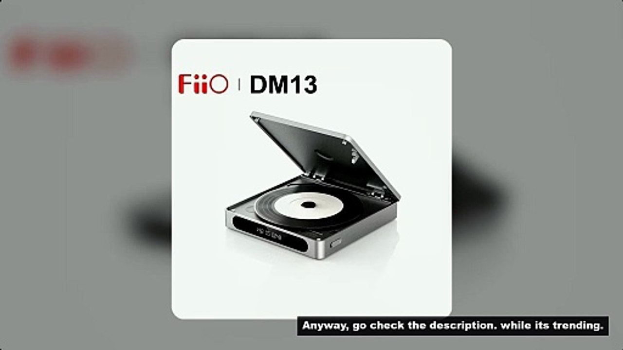 FiiO DM13 Multifunctional Portable Stereo CD Player with Long-Lasting Battery, Supports USB Ripping,