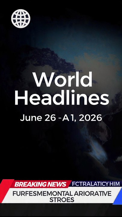Top World News is headlines today 26/06/2026