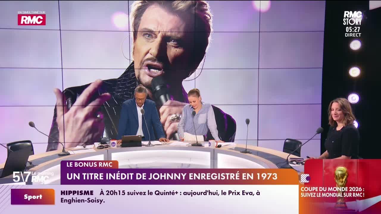 Le bonus RMC : Un titre inédit de Johnny enregistré en 1973 - 26/06
