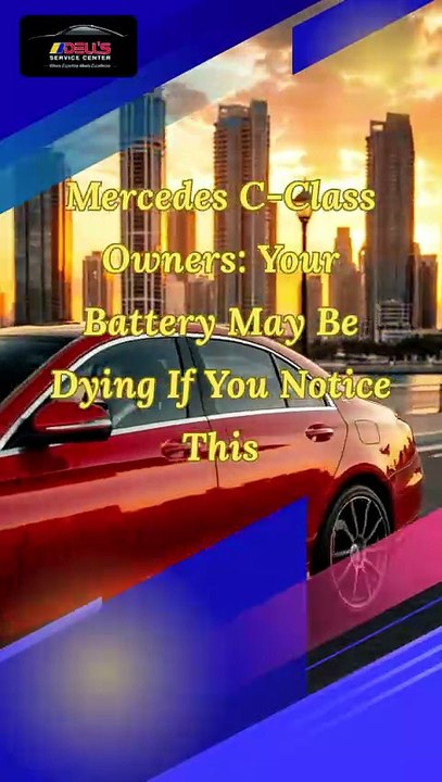 Mercedes C-Class Owners Your Battery May Be Dying If You Notice This