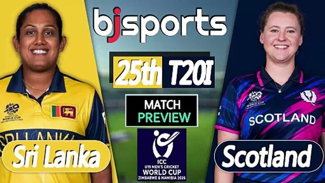 Women's T20 World Cup 2026 | Sri Lanka Women vs Scotland Women 25th T20I Match Preview