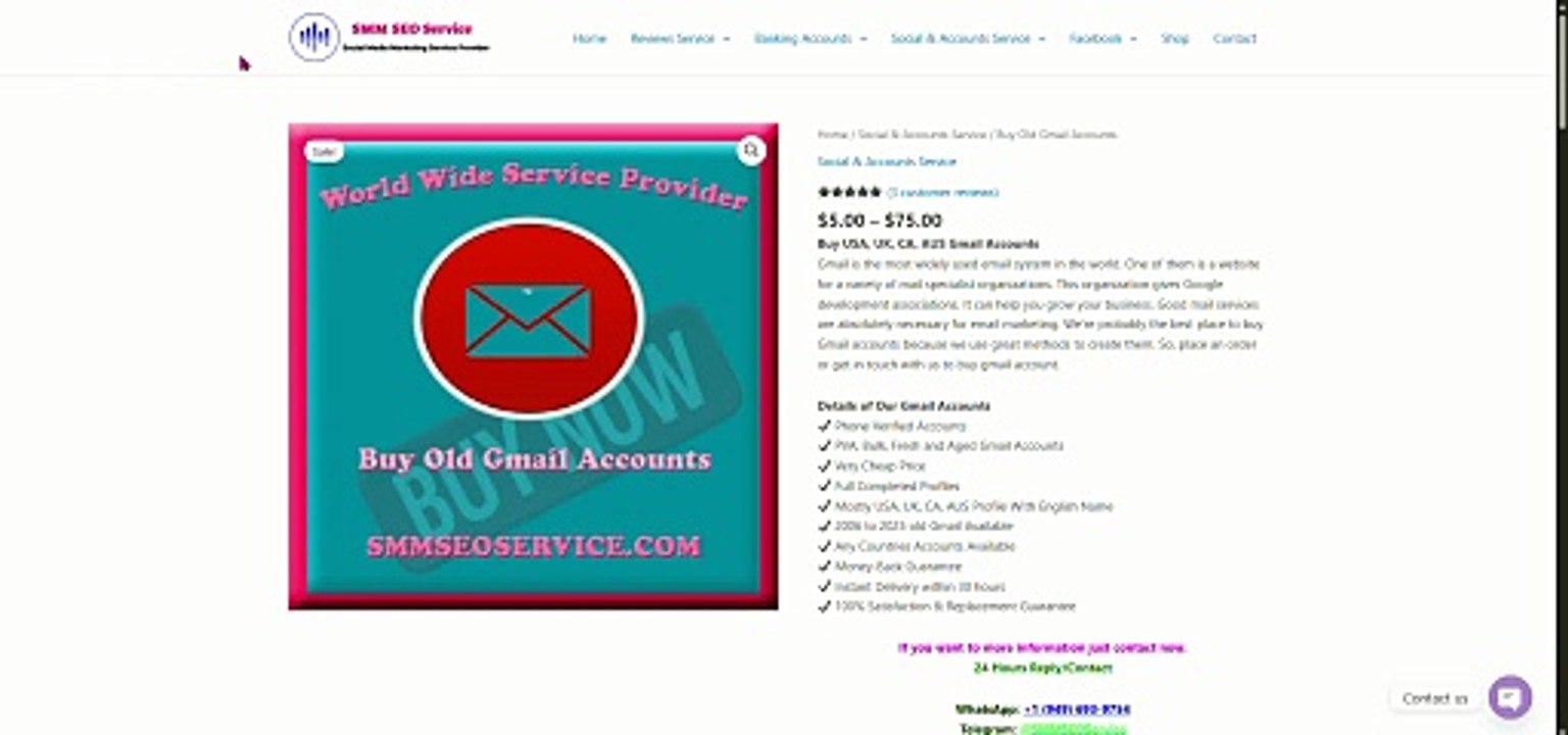 19 Best Place To Buy, Old Gmail Account (PVA & Aged) in ...