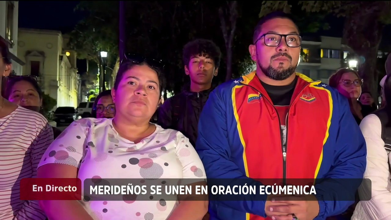 Pueblo merideño se une en una gran jornada de oración por las familias venezolanas tras el sismo