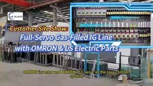 Customer Site Show: Full-Servo Gas-Filled IG Line with OMRON & LS Electric Parts #insulatingglass