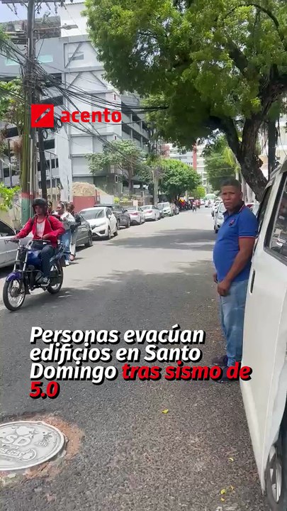 Evacúan edificios en El Vergel y sede de Salud Pública tras sismo de magnitud 5.0 en el Distrito Nacional