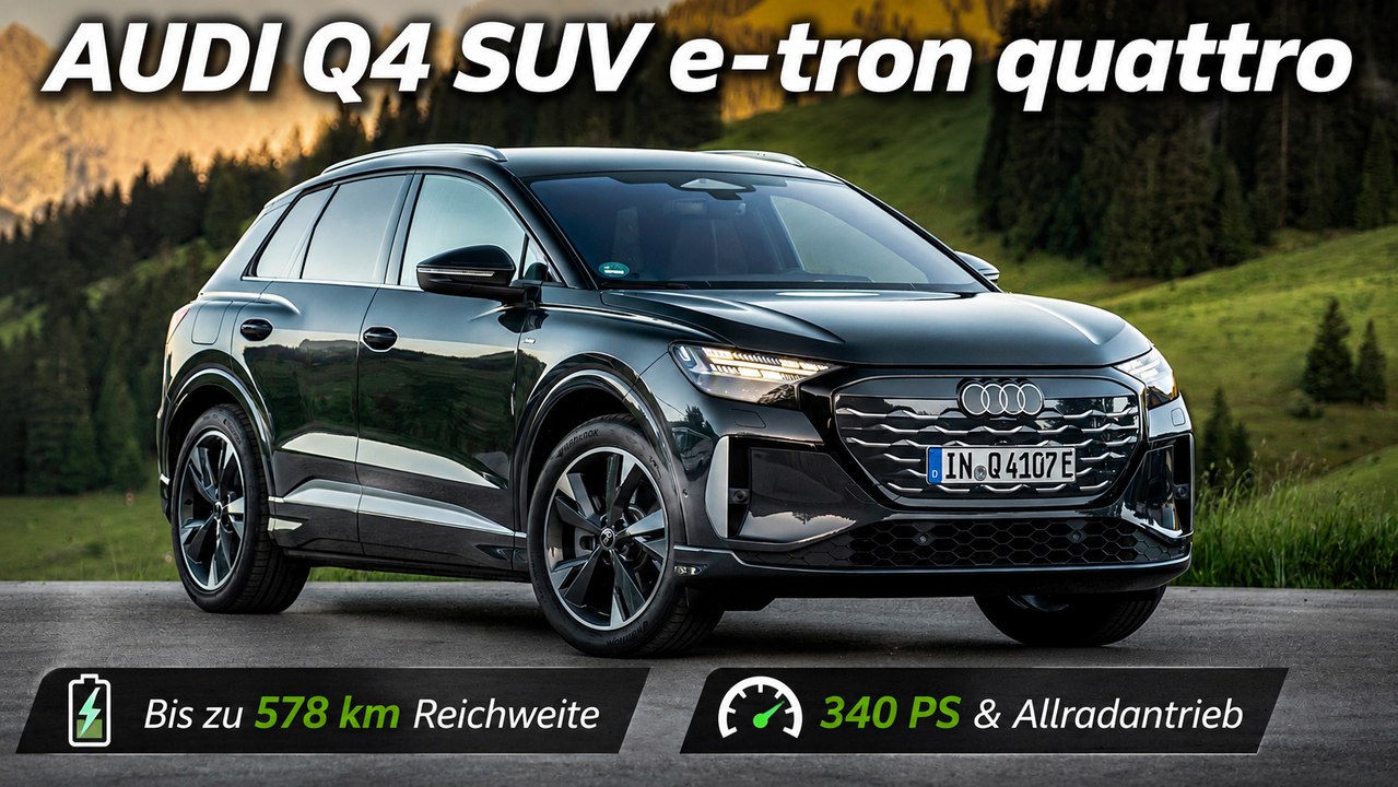Audi Q4 SUV e-tron quattro (2026) | Mehr Reichweite & neue Technik!