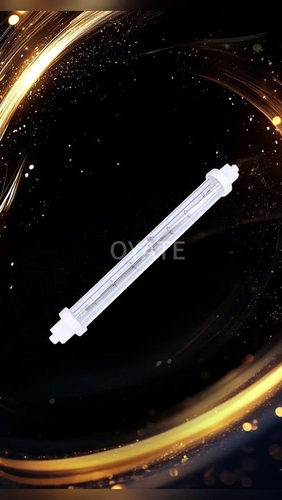 Custom quartz infrared heat lamp, gold coated IR heat tube for industrial drying, curing, heating, CE RoHS certified factory supply