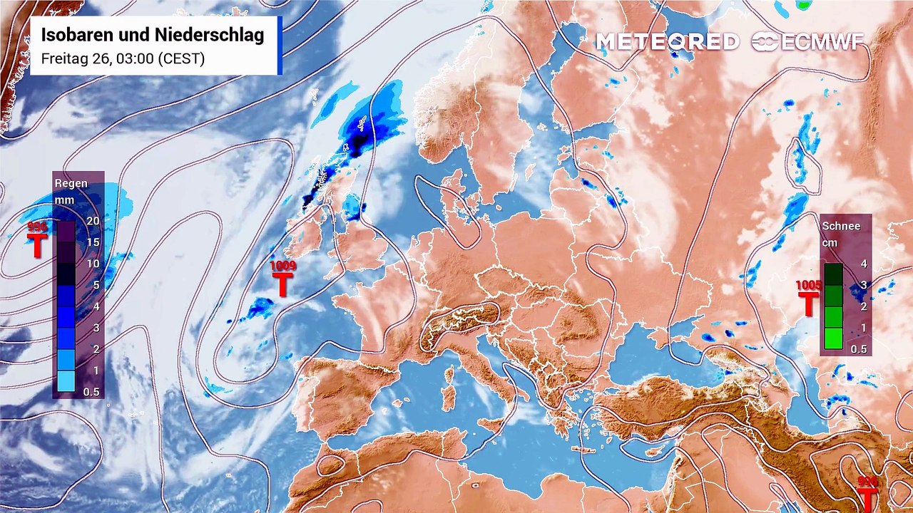 Ab Sonntag ziehen aus Westen heftige Gewitter nach Deutschland!