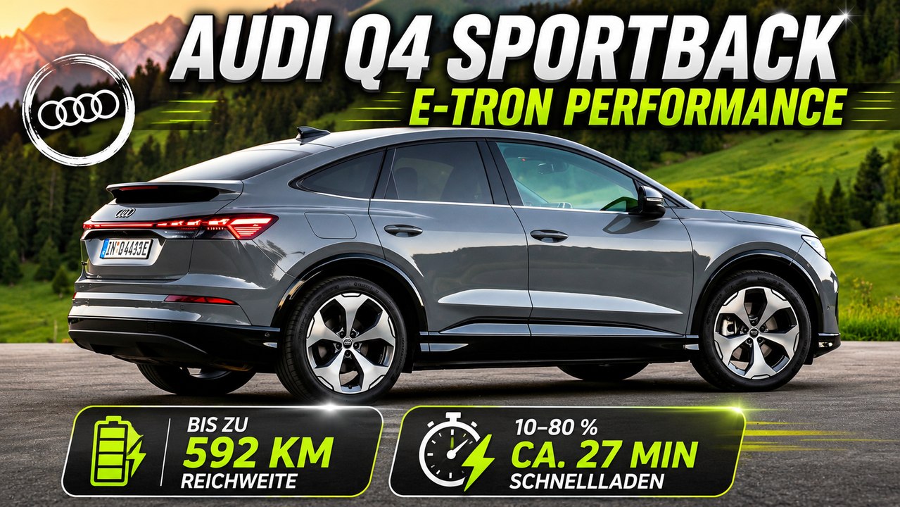 Audi Q4 Sportback e-tron performance im Test | Alle Infos zum Facelift