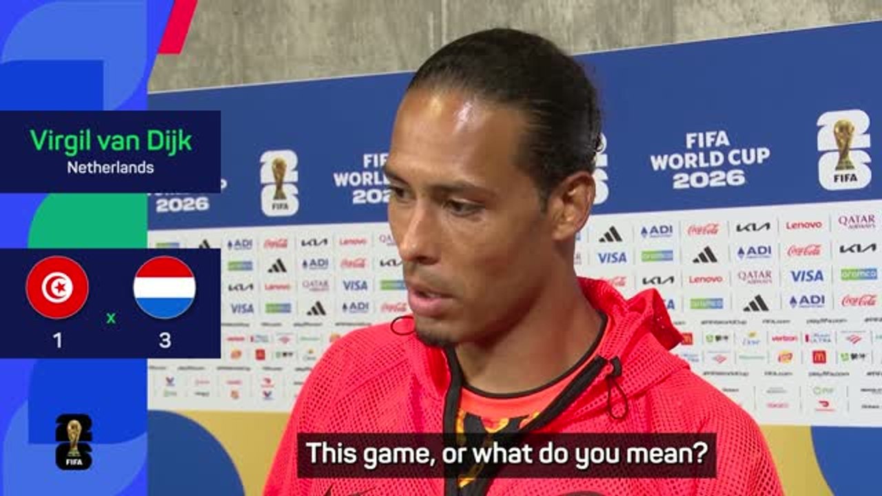 'Did you watch the games?' - Van Dijk pushes back at journalist