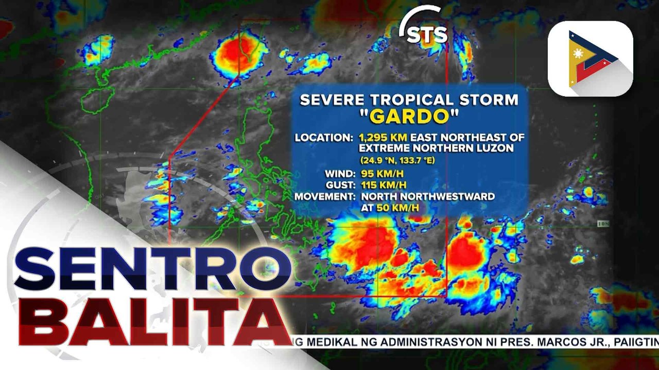 Bagyong #GardoPH, nakalabas na ng Philippine area of responsibility; habagat, inaasahan na magpapaulan pa rin sa ilang bahagi ng bansa