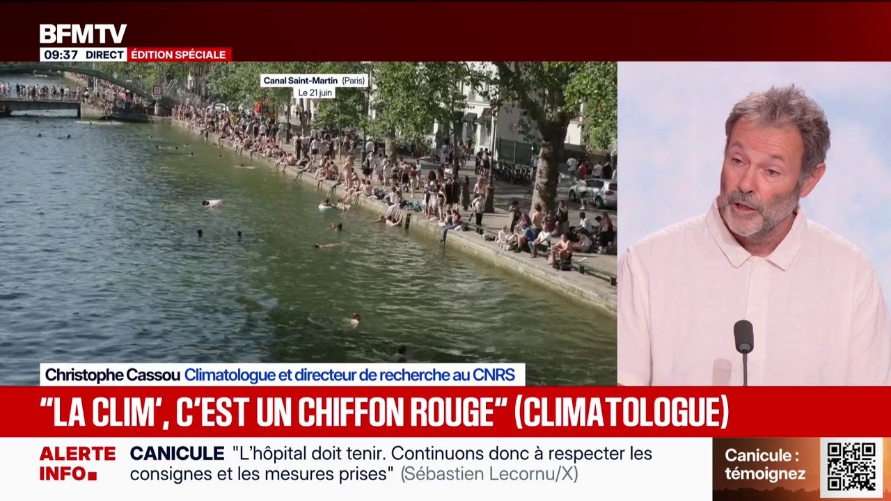 "Le risque d'avoir une nouvelle canicule cet été est grand", déclare Christophe Cassou, climatologue