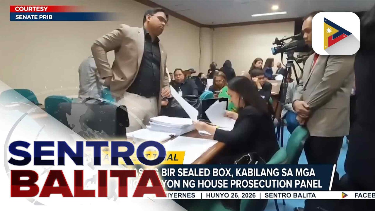 House Prosecution Panel, ipinaliwanag kung bakit kasama sa kanilang mga testigo ang dating court sheriff ng Davao City sa impeachment trial ni VP Duterte | ulat ni Sheila Natividad