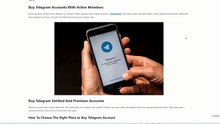 How To Buy Telegram Accounts? - Javid Garshasbi