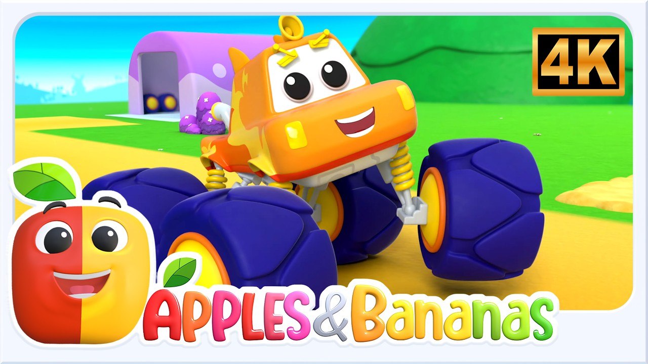 Wheels on the Monster Truck | Monster Truck Song for Kids | Nursery Rhymes & Baby Songs | Kids TV
