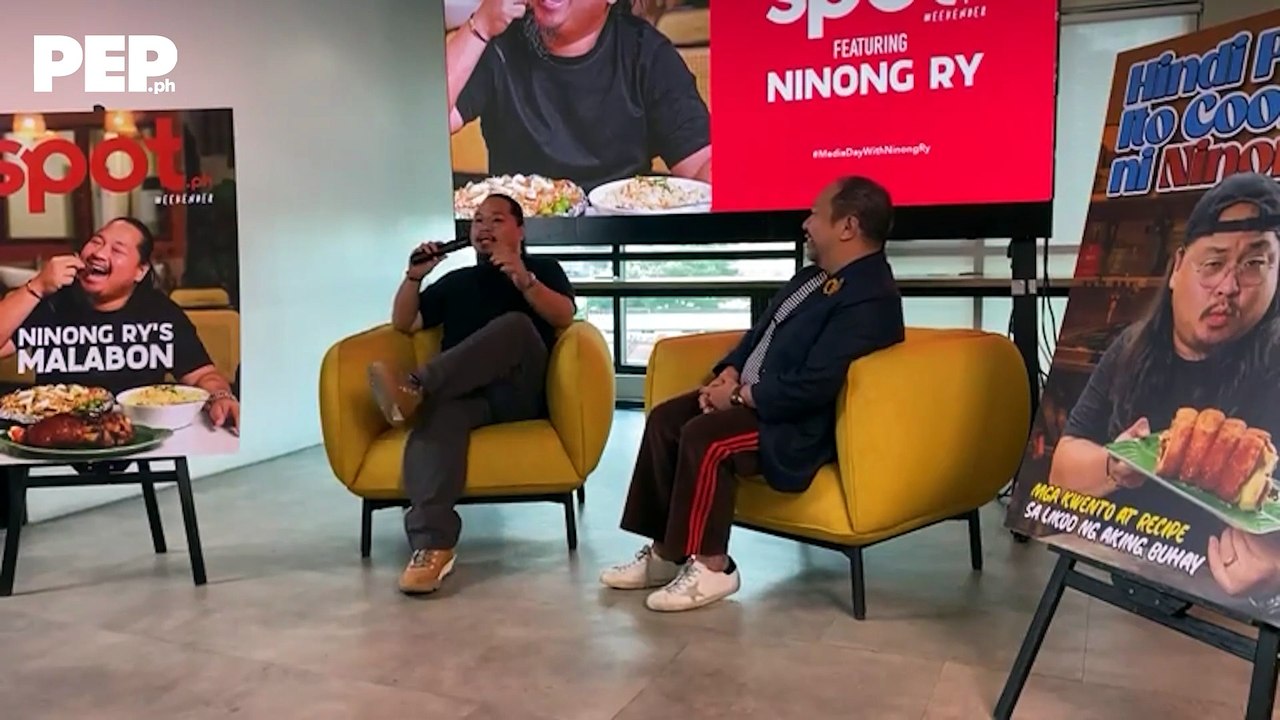 Cookbook author and Spot June cover star Ninong Ry's media day at Summit | PEP Interviews