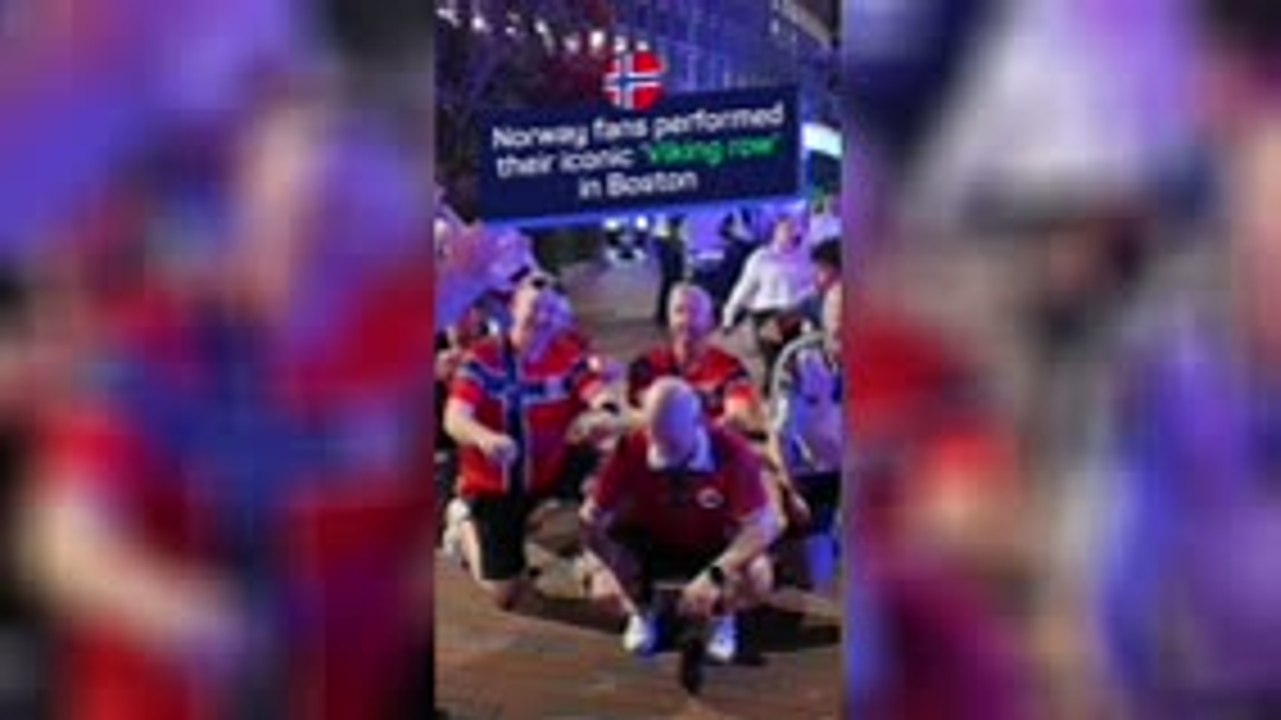 Viking row, Sweet Caroline and the conga - Norway fans embrace World Cup spirit