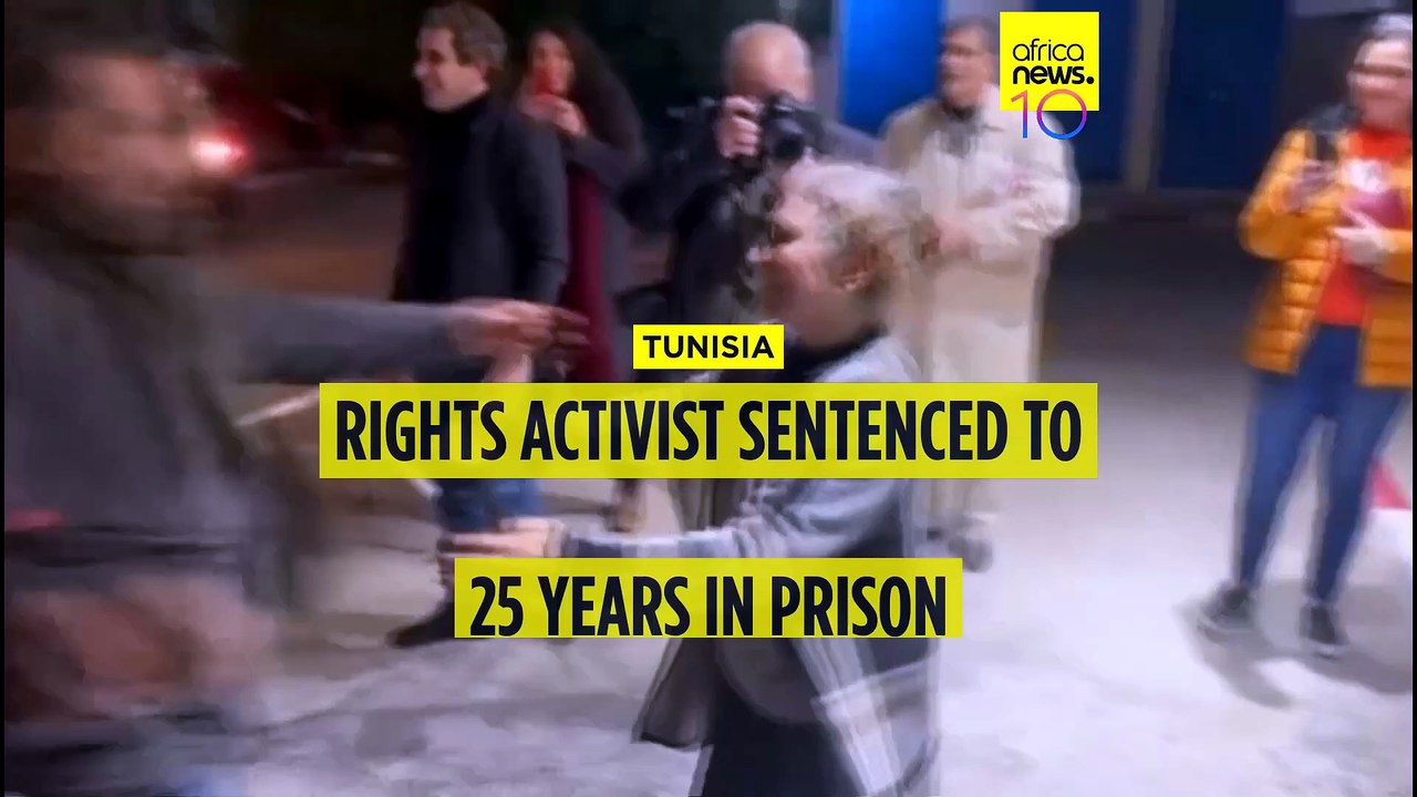 Tunisian rights activist sentenced to 25 years in prison
