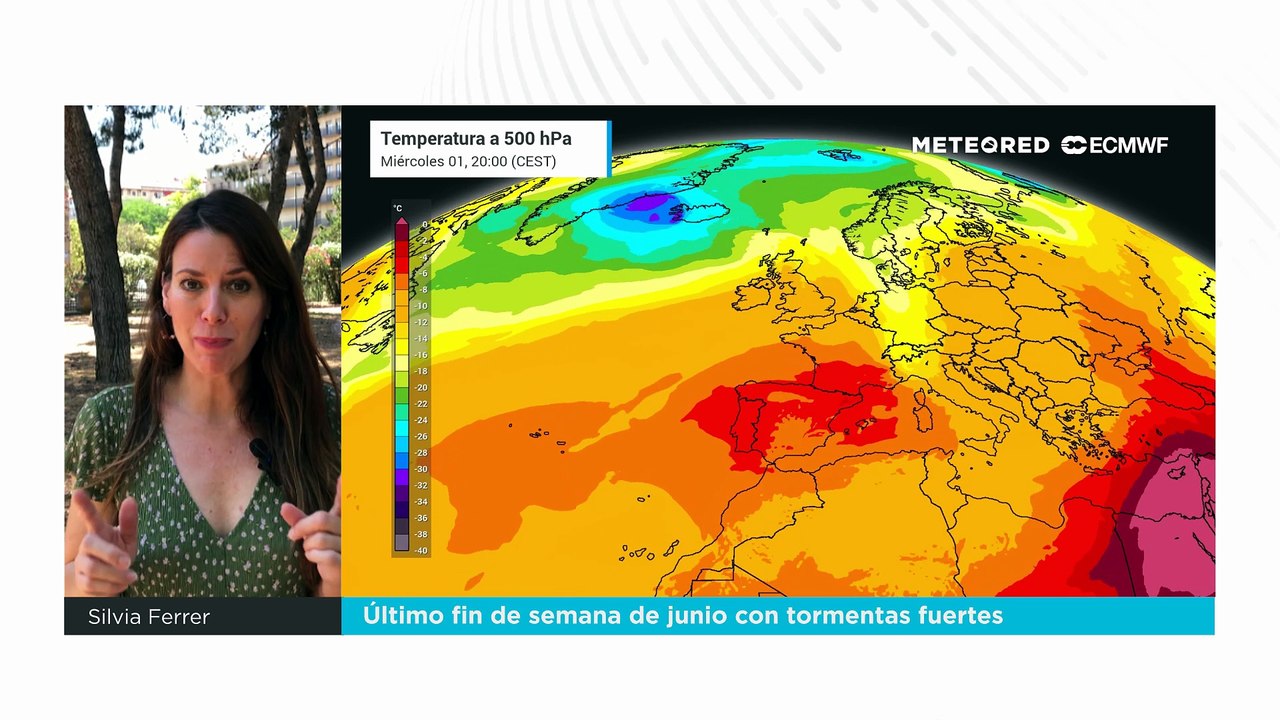 Último fin de semana de junio con tormentas fuertes