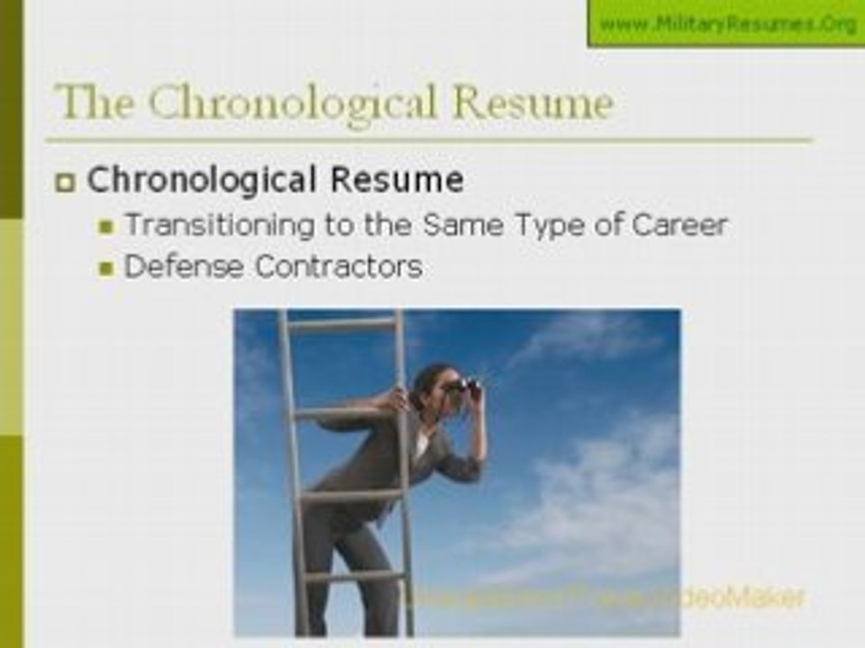 Resume Format Types