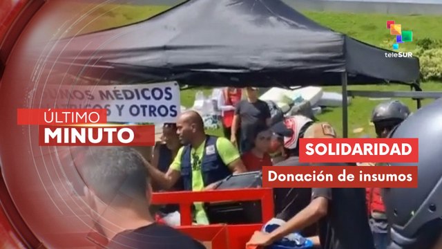 Venezolanos se movilizan en solidaridad con los afectados por terremotos