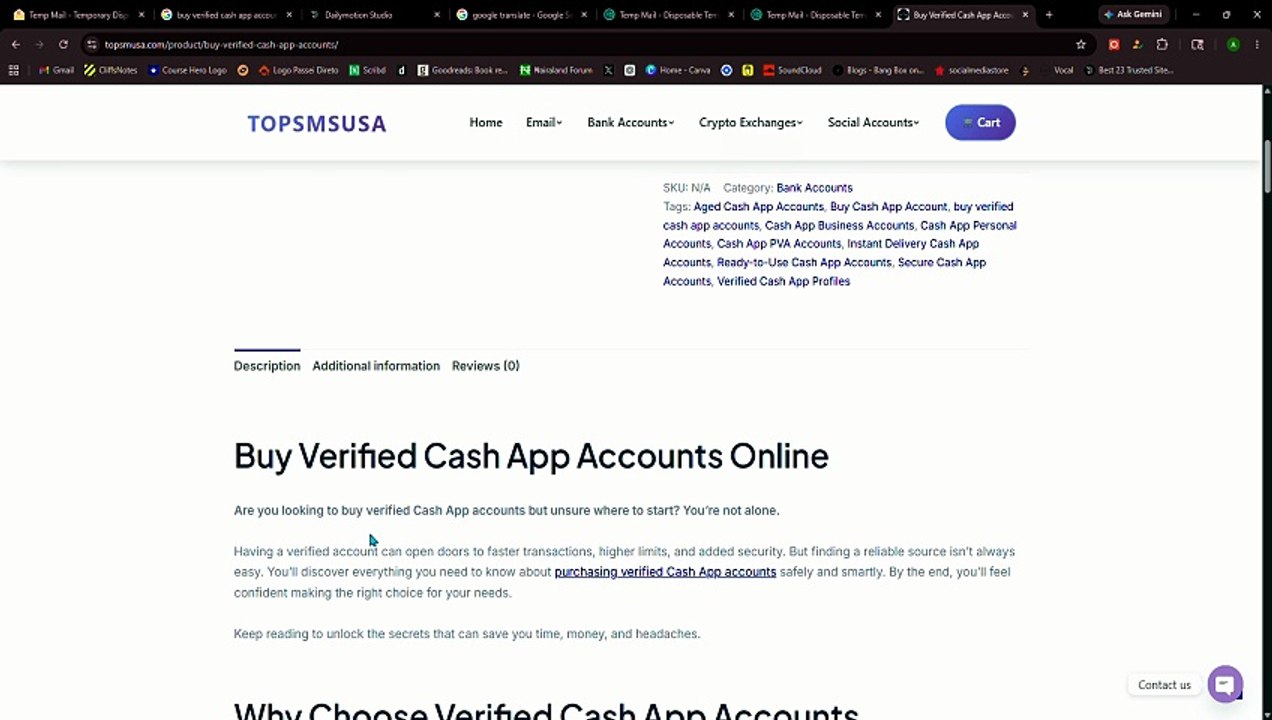 TopSMUSA _ Buy Verified PVA & Bank Accounts – 100% Secure - Google Chrome 2026-05-22 00-22-53