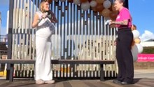 Gender Reveal Celebration Unfolds With Pink Smoke And Cheers