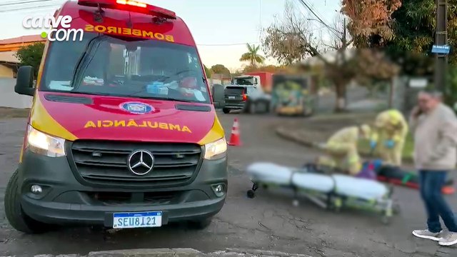 Mulher é atropelada após motorista desviar de ciclista em Cascavel