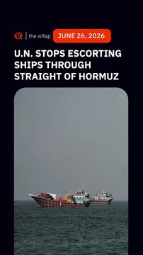 UN halts escort of ships through Hormuz after vessel comes under attack
