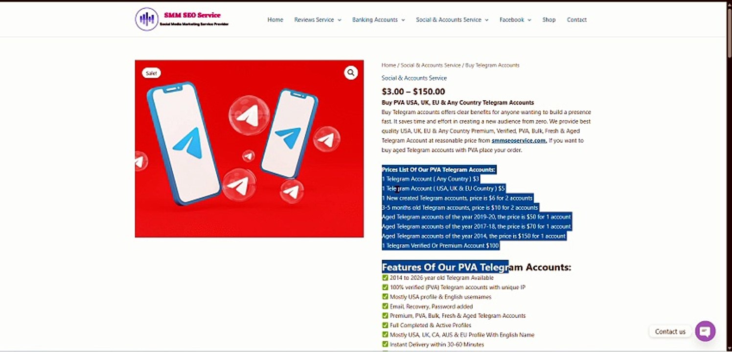 Buy Telegram Accounts, Currency & Items Safely on
