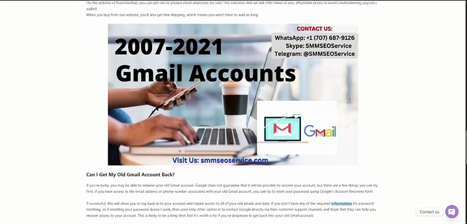 7 Steps to Buying Old Gmail Account – Complete Guide in ...