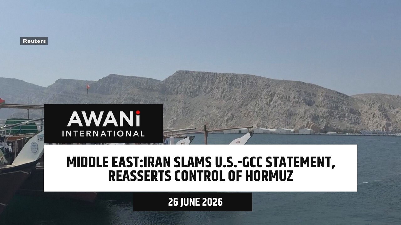 Iran slams U.S.-GCC statement, reasserts control of Hormuz