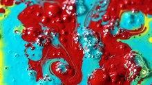 Paints Combining on a Black Surface | Mesmerizing Color Mixing ASMR 🎨✨