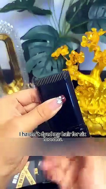 Instant Hair Dye Stick with Built-in Comb