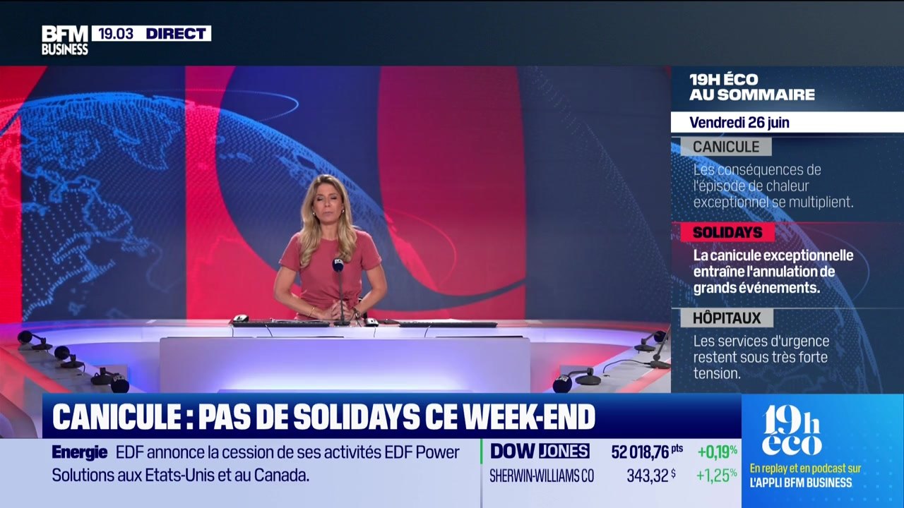 Le 19h Eco - vendredi 26 juin