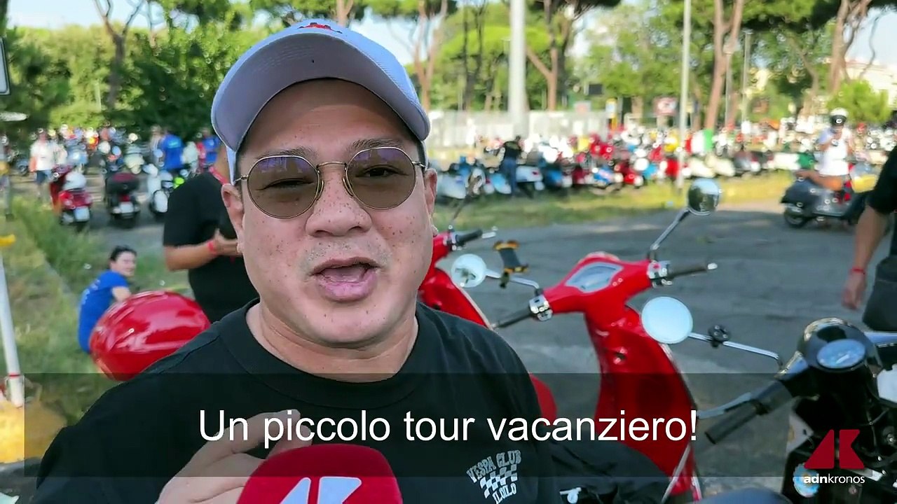 Migliaia di Vespisti da tutto il mondo a Roma, il racconto del raduno