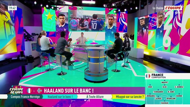 Les compositions de Norvège-France à la Coupe du monde : Désiré Doué et Maxence Lacroix titulaires, Erling Haaland sur le banc - Foot - Coupe du monde 2026