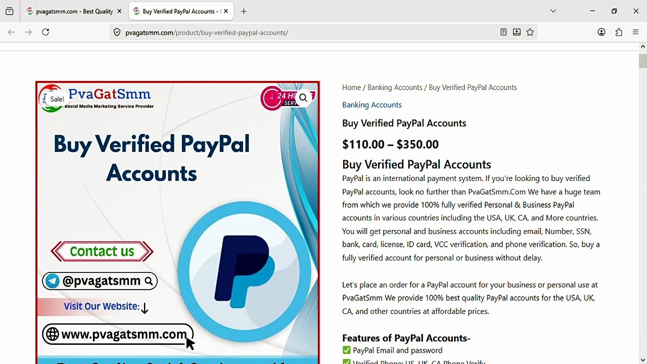 Buy Fully Verified PayPal Accounts – 100% Safe and (AUS) Verified
