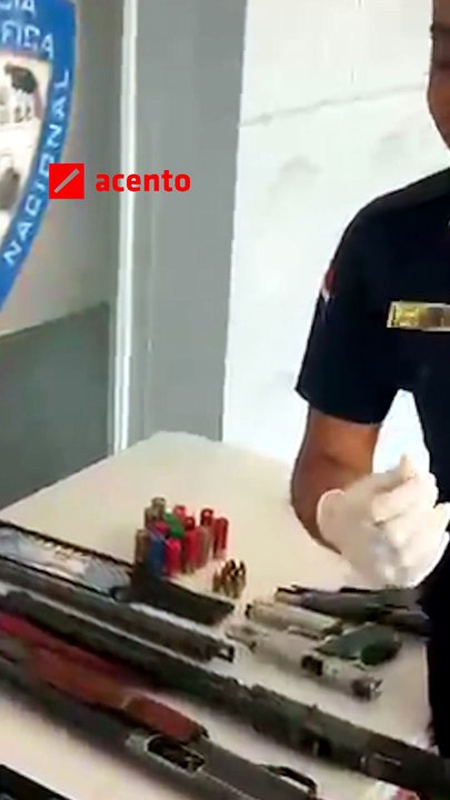 Policía y Ministerio Públicos encuentran  armas  de uso ilegal en allanamientos en San José de las Matas