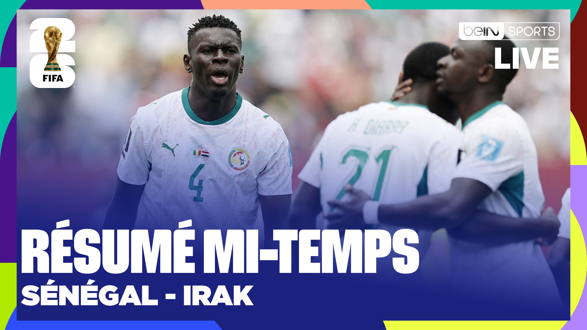Coupe du Monde 2026 : Les temps forts de Sénégal-Irak en première période