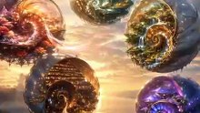 Inside the Symphony of Shell Planets | AI Fantasy Universe