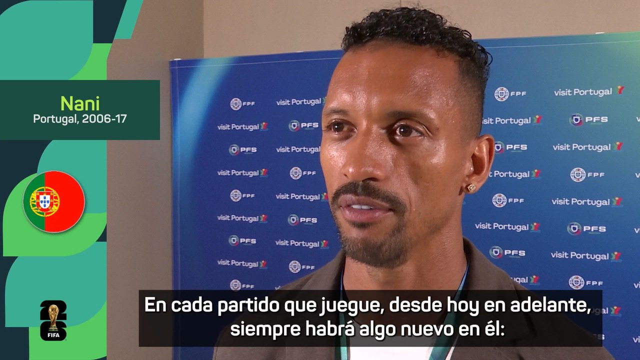 Nani se deshace en elogios con Cristiano Ronaldo