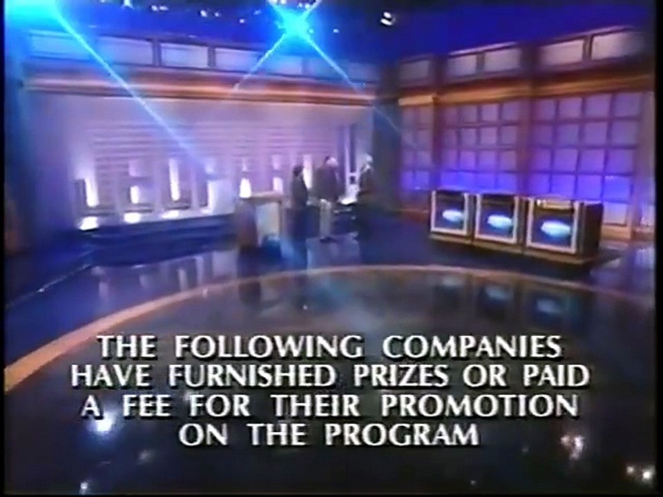 Jeopardy! closing credits, 9/5/02